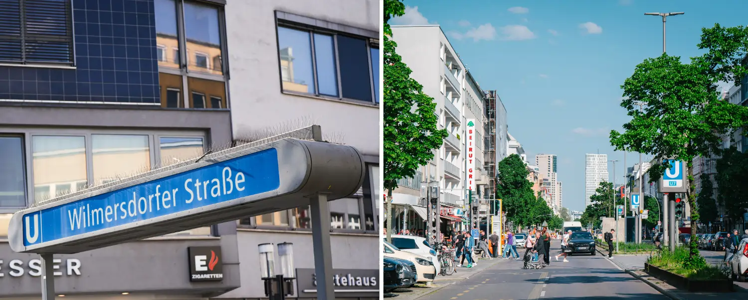 Zahnarztpraxis PearlDent auf der Kantstraße Ecke Wilmersdorfer Straße